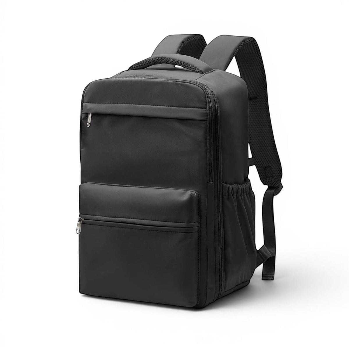 Sac cabine noir CABYN, 40x30x20 cm, avec compression par pompe USB, idéal pour voyage.