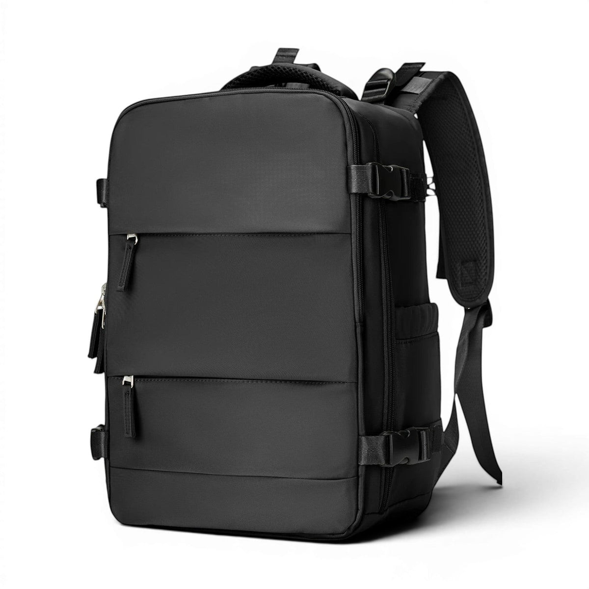 Sac de cabine CABYN "Séville" noir, multi-pochettes, compartiment ordinateur 15 pouces, tissu résistant à l'eau.