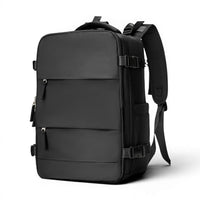 Sac de cabine CABYN "Séville" noir, multi-pochettes, compartiment ordinateur 15 pouces, tissu résistant à l'eau.