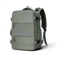 Sac de voyage CABYN "Séville" gris kaki, multi-pochettes, compartiment ordinateur 15", résistant à l'eau