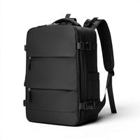Sac de voyage CABYN "Séville" noir, multi-pochettes, compartiment ordinateur 15", résistant à l'eau.