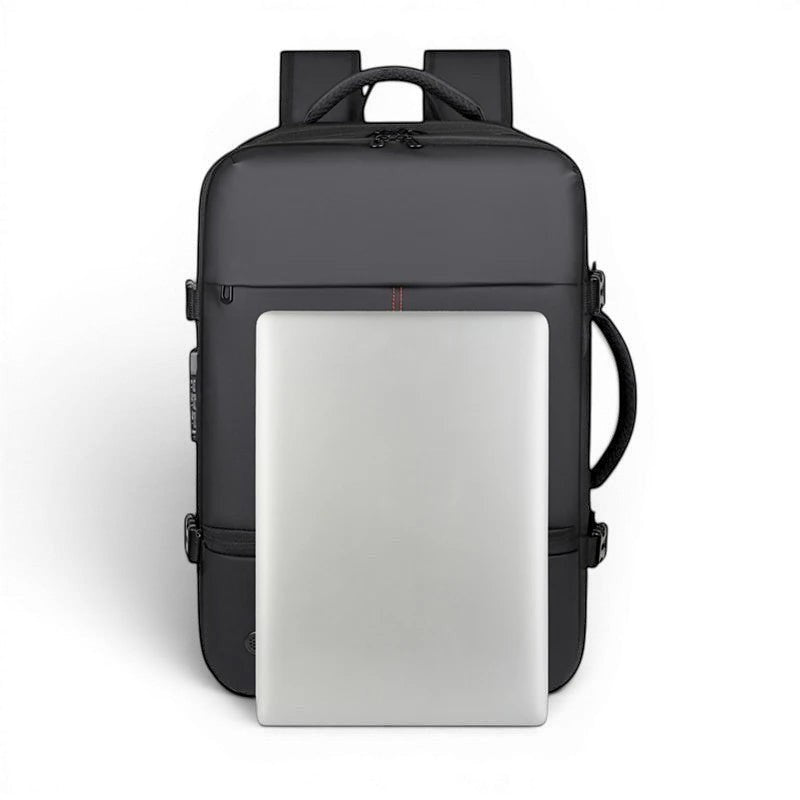 CABYN Sac de voyage noir multifonction, compartiment ordinateur 17", idéal cabine EasyJet